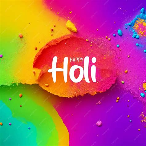 Premium Psd Happy Holi Festival Background