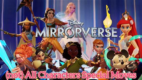 Not All Disney Mirrorverse Characters Special Moves Mobile Games Youtube