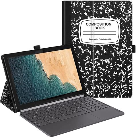 Folio Case for 10.1" Lenovo Chromebook Duet 2 in 1 Tablet CT-X636