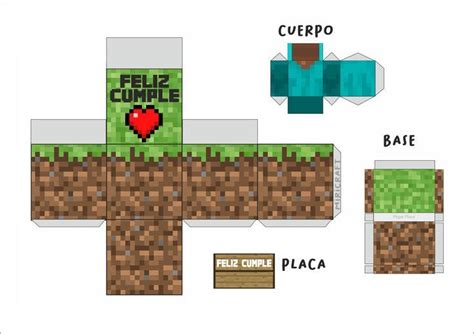 Como Hacer Un Regalo De Cumplea Os De Minecraft Manualidades De Papel