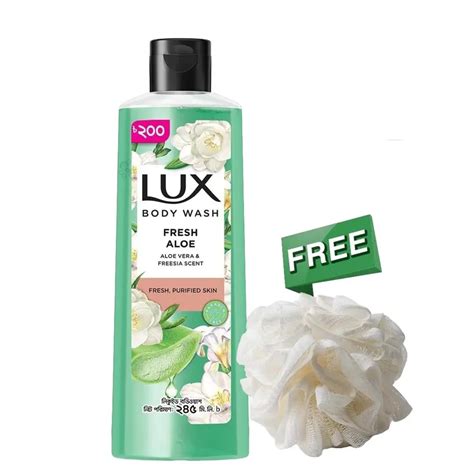 Lux Freesia Scent And Aloe Vera Body Wash 245ml Ohsogo