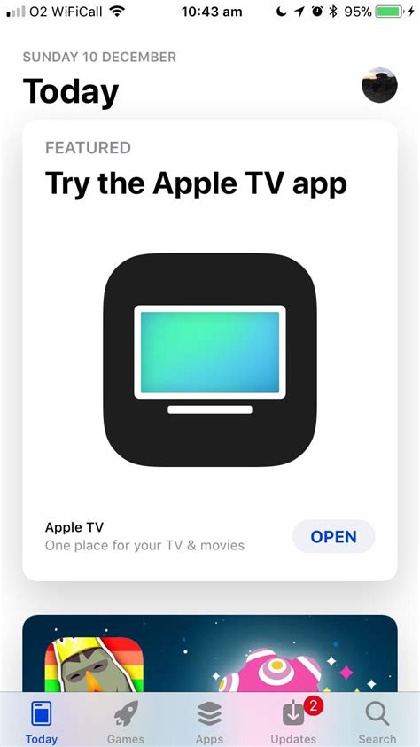 apple tv app is the featured app on “today” if anyone hasn’t got it yet ! : r/iphone