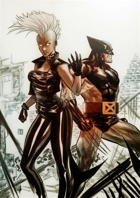 Marvel Comics of the 1980s: Wolverine and Storm by Marcio Takara