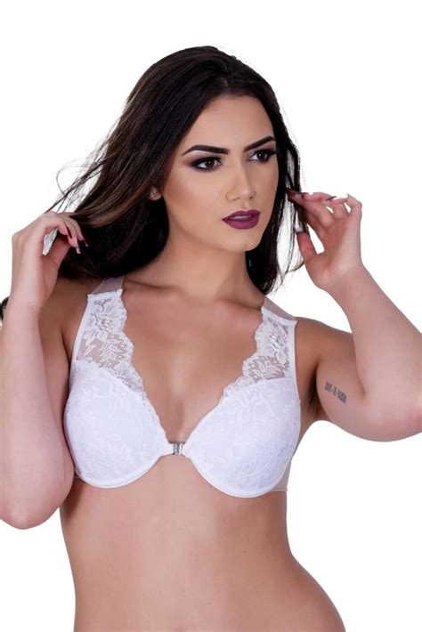 Suti Imi Lingerie Em Renda Tule Costas Nua Evelyn Branco Compre