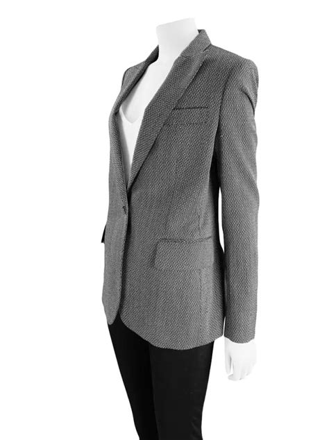 Blazer Stella Mccartney Lã Texturizado Bicolor Original Etiqueta Única