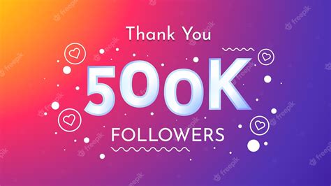 Premium Vector Social Media Thank You Followers Design Template Thank