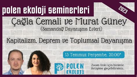 POLEN Ekoloji Kolektifi On Twitter Seminerimiz Birazdan 20 00