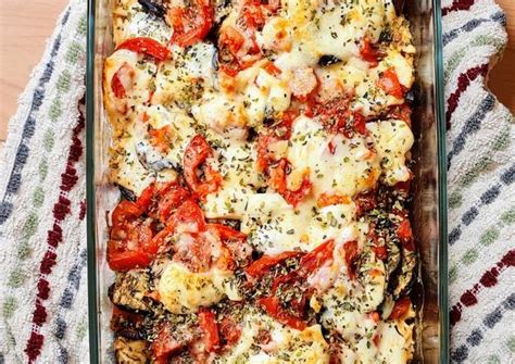 Berenjenas Al Horno Con Tomate Y Quesos Receta De Mate Amargo