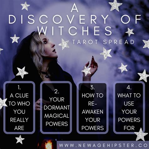 A Discovery Of Witches Tarot Or Oracle Spread New Age Hipster Witch