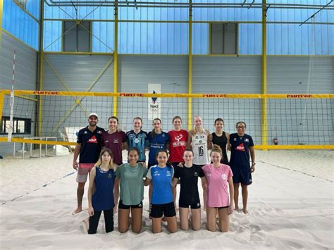 Le pôle espoirs beach volley pôle d excellence française Montpellier