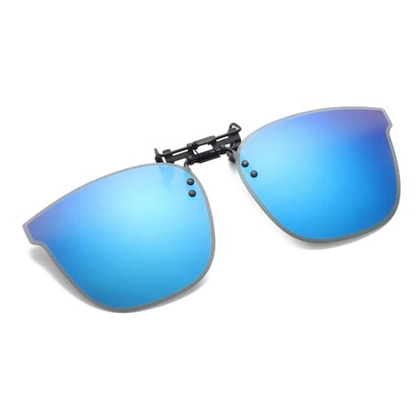 Clip-on Sunglasses Flip Large Lens Uv Protection Polarized Light ...