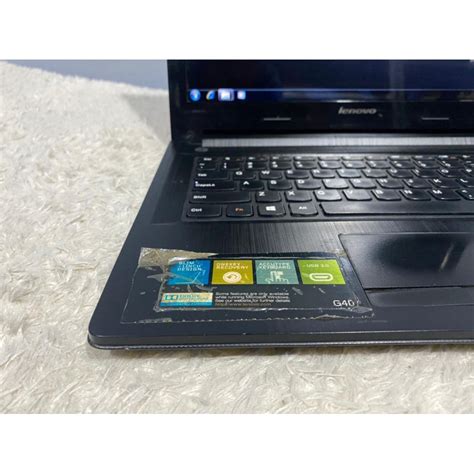 Jual Laptop Lenovo G40 Core I3 Gen 4 Mulus Slim Murah Shopee Indonesia