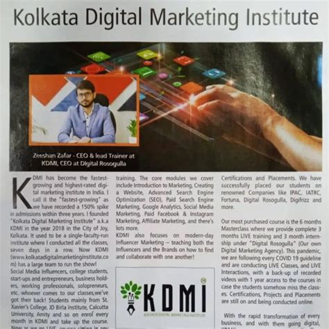 1 Digital Marketing Course In Kolkata Offered By Kolkata Digital