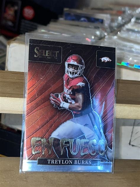 2022 Panini Select Draft Picks En Fuego EN TB Treylon Burks RC EBay