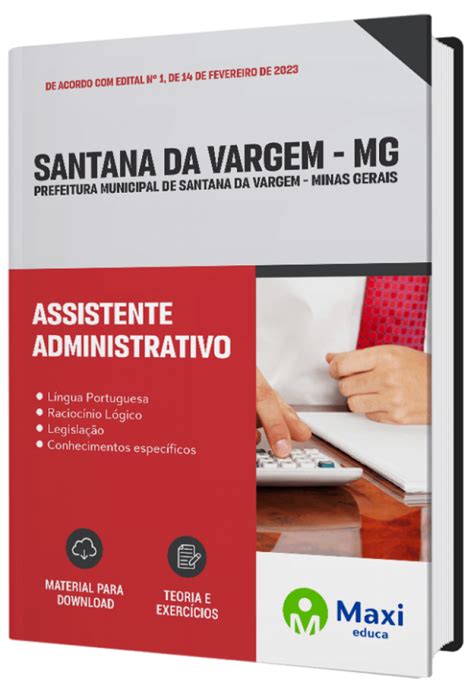 Baixar Apostila Prefeitura De Santana Da Vargem Mg 2023 Assistente