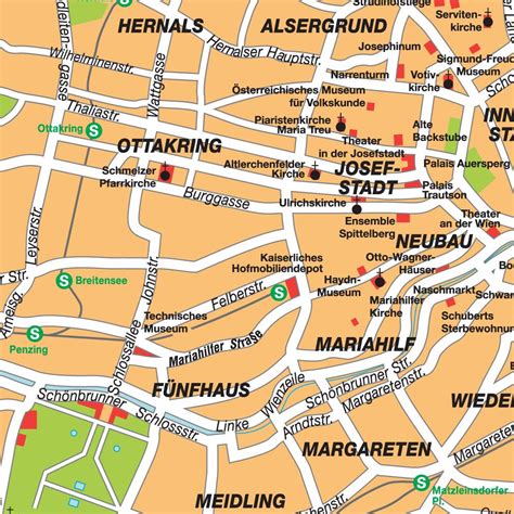 map  greater vienna wien region austria maps  directions