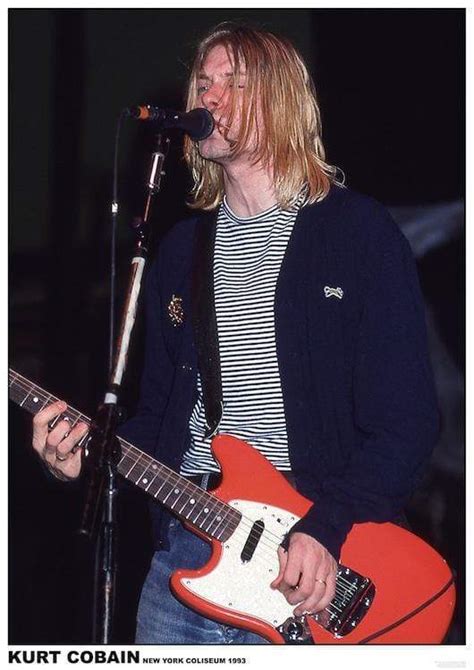 Kurt Cobain - At the Mic - Poster – TrippyStore