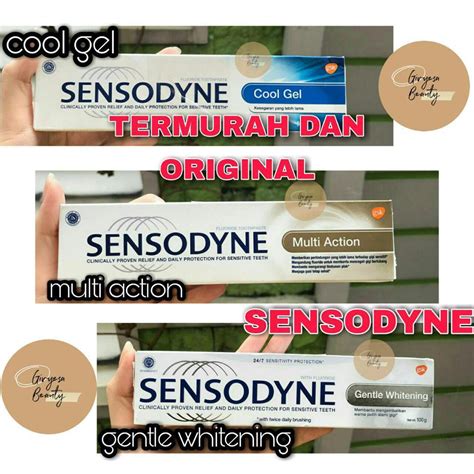 Jual Sensodyne Pasta Gigi Sensitif Cool Gel Multi Action Gentle