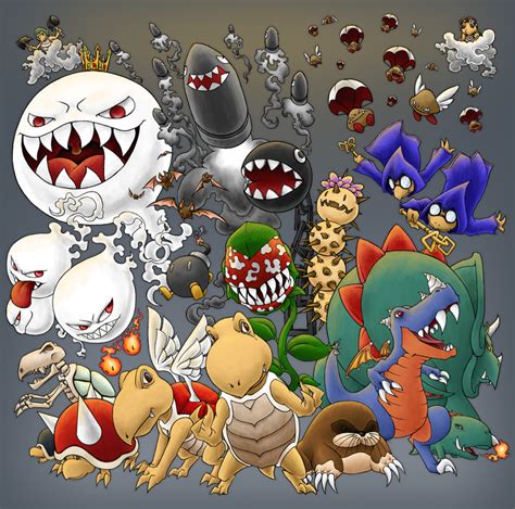 Mario Monsters by Kevichan on DeviantArt