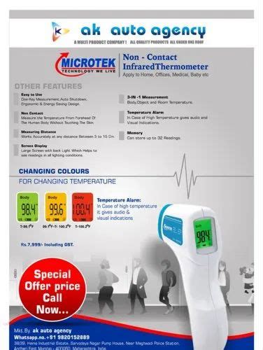 Microtek Infrared Thermometer Tg8818c At Best Price In Mumbai Id