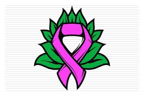 Breast Cancer Ribbon Awareness Svg Graphic By Awspik · Creative Fabrica