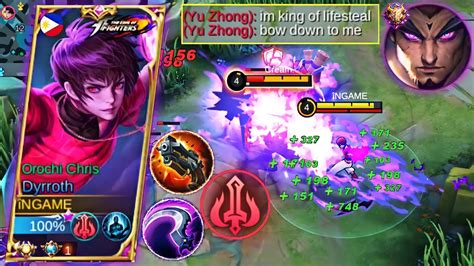 How To Counter Yu Zhong In Mythical Glory King Of Lifesteal