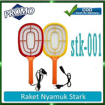 Discon Raket Nyamuk Stark Bisa Charge Senter Lampu Indikator Stk