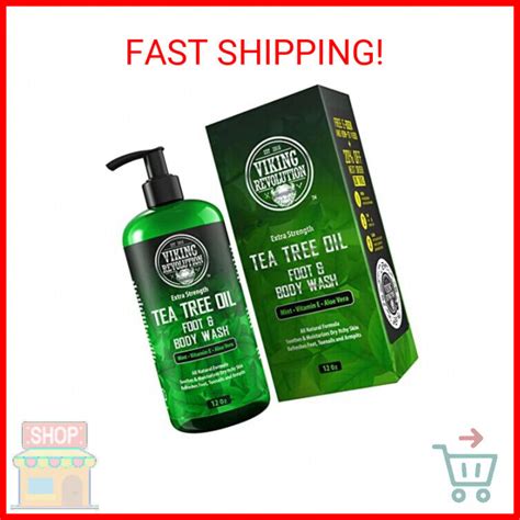 Viking Revolution Tea Tree Body Wash Soap For Men Helps Athlete S