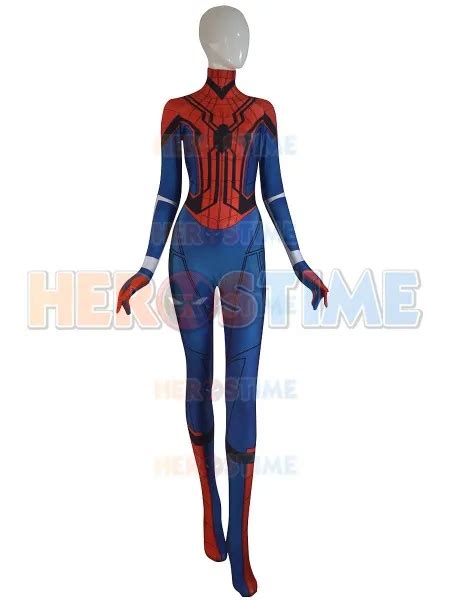 Mayday Parker Homecoming Spiderman Superhero Cosplay Costume 3d Print