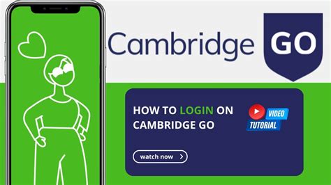 How To Log In On Cambridge Go Youtube