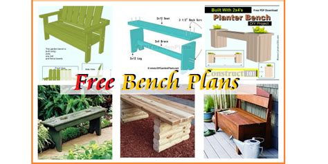 Outdoor Garden Bench Plans Free Construct101