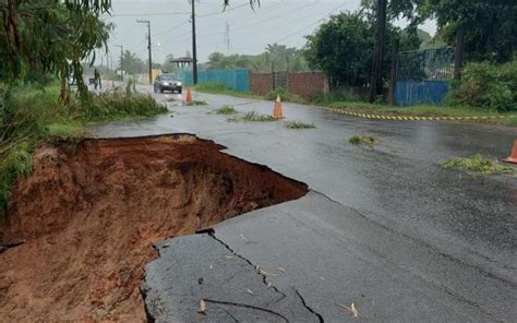 Por Conta Das Chuvas Cratera Se Abre Na Rodovia Se F News