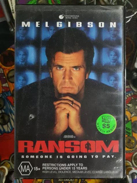 Ransom Big Box Ex Rental Mel Gibson Vhs Movie Video Tape