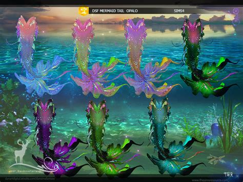 Dansimsfantasy S Dsf Mermaid Tail Opalo