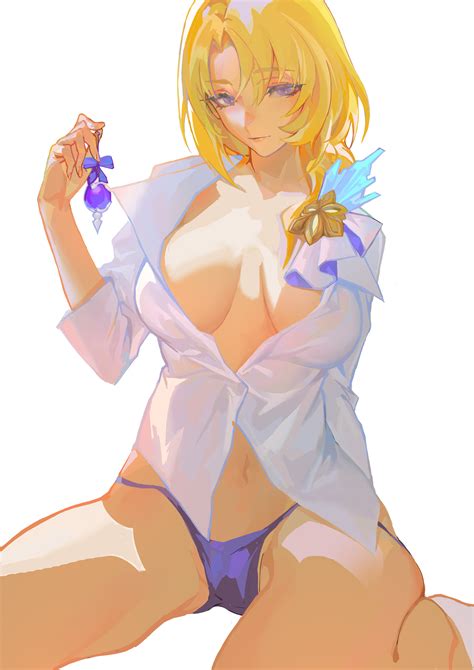 Rule 34 1girls Blonde Hair Blue Panties Cocolia Rand Female Female Only Guiguz Honkai Star