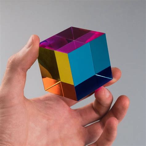 Original Cmy Cube Mm Color Cube Optical Cube Cyan Magenta