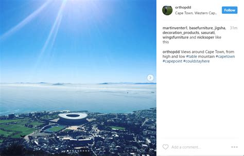 Our Ten Favorite Instagram Pics From Cape Town Today Cape Town Is