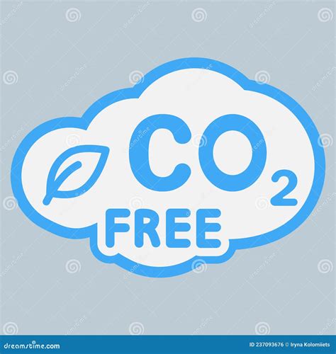 Cloud Of Co2 Gas Co2 Free Icon Carbon Dioxide Formula Symbol No Smog No Pollution Concept