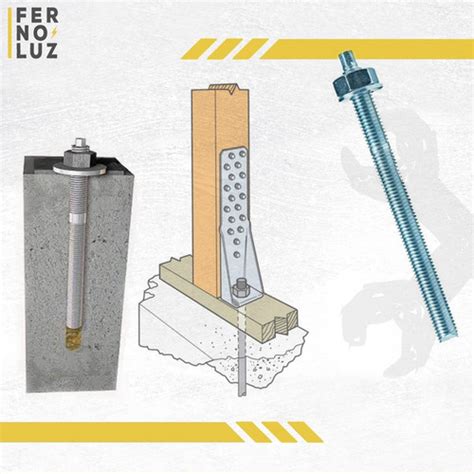 Varilla Roscada Para Anclaje Quimico M16 X 190 Steel Framing MercadoLibre