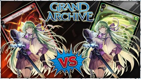 Gg Grand Archive Tcg Lorraine Fire Vs Lorraine Wind Gameplay