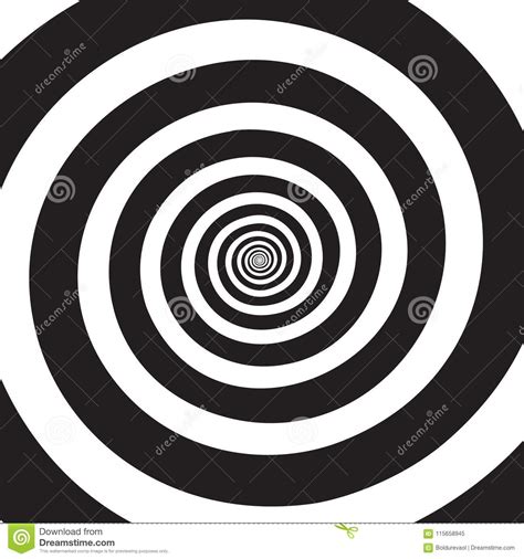 Psychedelic Spiral Stock Vector Illustration Of Hypnosis 115658945