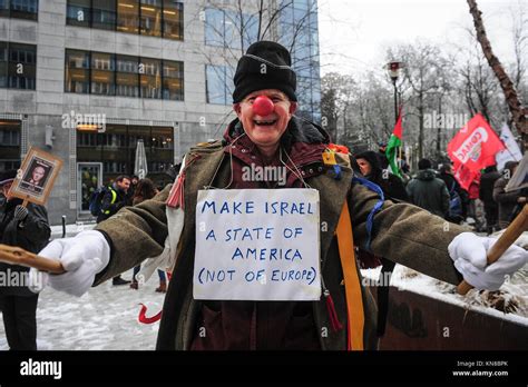 Brussels Bxl Belgium 11th Dec 2017 Belgian Palestinians