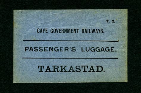 South African Railways Luggage Labels Mikemorant