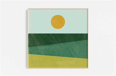 Sunshine Print Sunshine Art Landscape Print Printable - Etsy