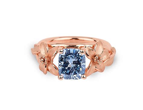 Looking For An Engagement Ring? This Celebrity Blue Diamond Ring Has ...