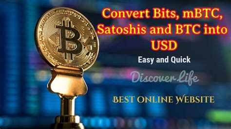 How To Convert Bits Mbtc Satoshis And Btc Into Usd Easy And Fast Btc