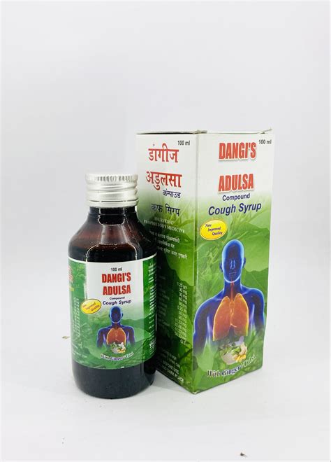 Dangis Adulsa Cough Syrup Ayuttam Herbs