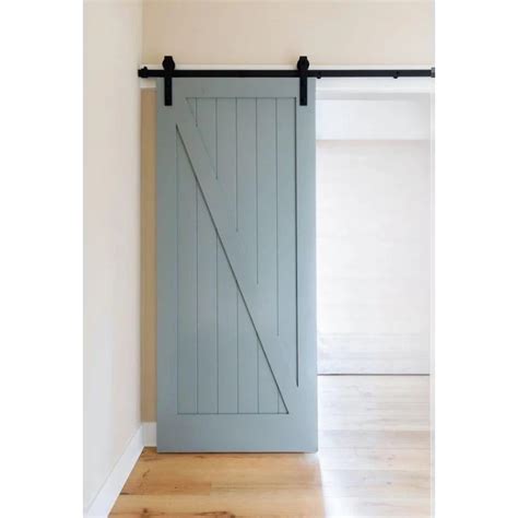 Sliding Door Wooden Pine Barn Z Brace Single