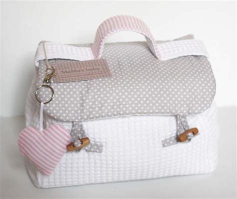 Borsa Beauty In Nido Dape Con Dettagli In Grigio Chiaro E Rosa Regalo