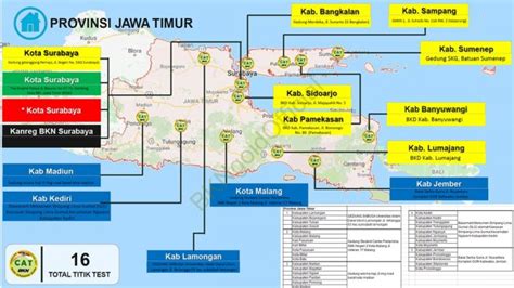 Foto Denah Lokasi Tes Seleksi Kompetisi Dasar Skd Dengan Cat Cpns